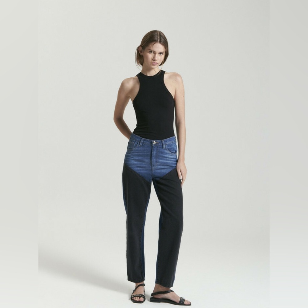 MARIA CHER. Denim Jeans Baggy Pants